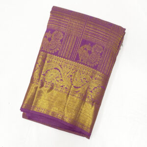 Kanchipuram Deep Magenta Brocade Pure Silk Saree | 06