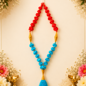handmade silk-thread decorative garland